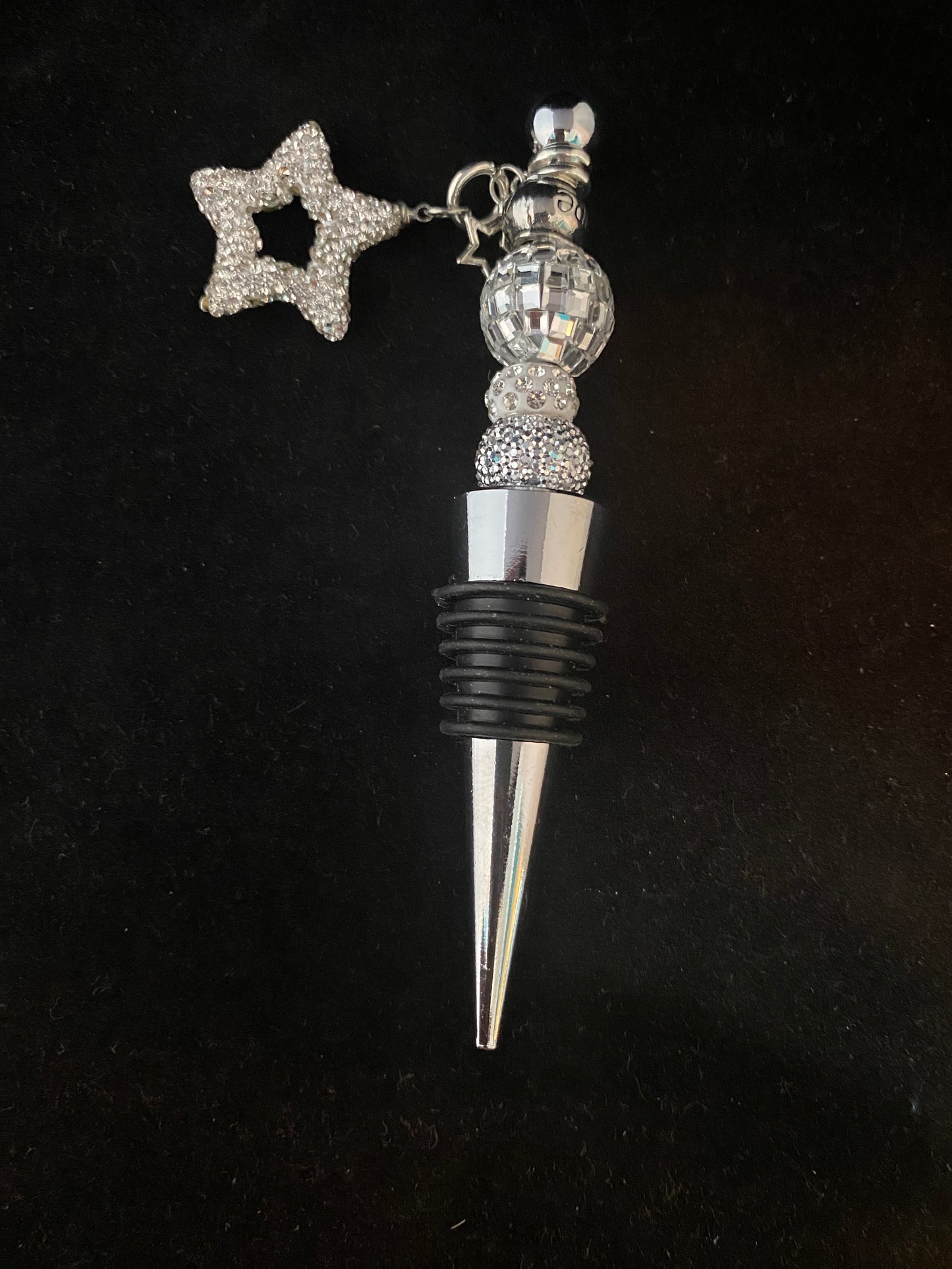 I'm a superstar Beaded Wine Stopper